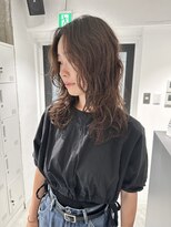 ヨーク(YOKE)&nbsp;YOKE レイヤーカットニュアンスパーマ簡単スタイリングベージュ