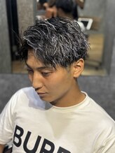 メロウメンズライン 神戸三宮(mellow men's line) ツイストスパイラル / ホワイトハイライト