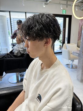 髪屋 紬 メンズ/メンズパーマ/メンズカット/波巻きパーマ