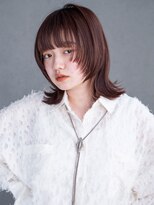 アイティーバイアルバム 藤沢店(IT by ALBUM)&nbsp;暗めカラーレイヤーカット顔周りレイヤーグレージュ_F20144