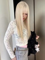 ペレ アネックス 大阪梅田茶屋町店(PELE ANNEX)&nbsp;ミディアムヘア/デザインカラー/フェイスフレーミング/梅田