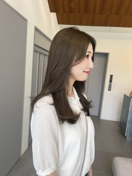 ローレンアオ(LOREN AO) くびれヘア/アプリコットオレンジ/夏のヘアアレンジ/栄矢場