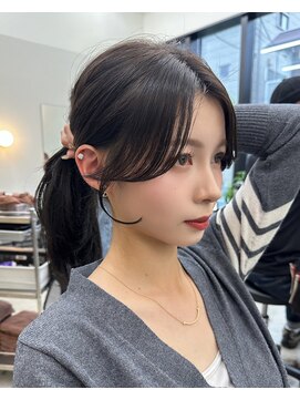 メラク(Merak) 大人可愛い×透明感カラー小顔レイヤーロング【20～40代】