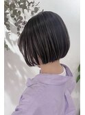 ミニボブ極細地毛ハイライト