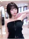 20代30代大人美人ショートボブ/小顔ショートヘア/マロンベージュ