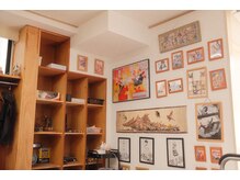 漫画、ゲーム、車、映画、趣味全開の内装