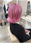 コットンピンク/ハイトーンカラー/ケアブリーチ/名古屋