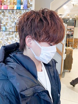 フラッグヘアー 博多駅前店(Flag HAIR) ラウンドマッシュニュアンスパーマ