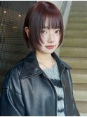 顔周りレイヤー×レッド