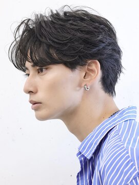 アーリー(Ali'i) リバースセンターパーマフェザーパーマフェザーショート韓国