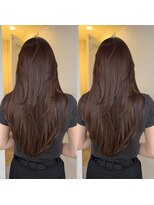 バンクスヘアー(BANK'S HAIR)&nbsp;艶髪ケラチン×ミルクティーブラウン×バタフライレイヤー