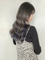 ノル 栄矢場町(nol)&nbsp;グレージュ×ネイビーインナー(ブルー/グレー/シルバー/青系)