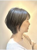 大人可愛い/エレガントショート・ボブで小顔に