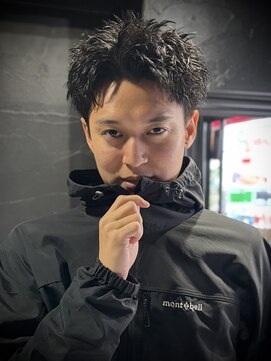 アウル 心斎橋(owl) 【刈り上げスパイキーショート】短髪/ピンパーマ/men's