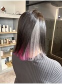 シルバー×ピンク