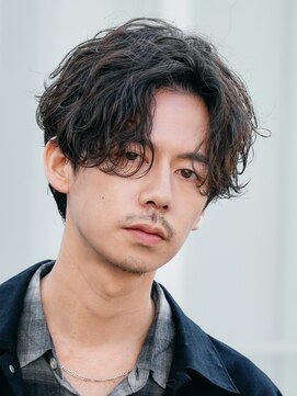 フィフスパーク(fifth PARK) 渋谷波巻きパーマ束感ツイストスパイラル無造作メンズパーマ色気