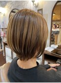 大人ショートボブ