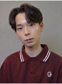 毛流れセンターパート