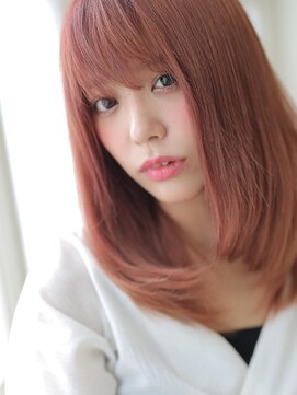 アグ ヘアー ミエル 大久保店(Agu hair miel) 丸みのある毛先が可愛いガーリーセミディ