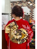 【成人式】振袖お着付け＆ヘアセット
