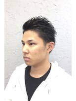 ヒロギンザ 浜松町店(HIRO GINZA) オールバックツーブロックショート<ヒロ銀座/浜松町/メンズ>