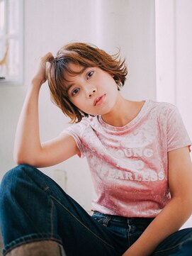 ナウラ(Naurra) 外ハネカジュアルショート/20代/30代/40代/水島/倉敷