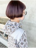 『 刈り上げボブ×ハイライトパープル 』個性派オシャレstyle☆