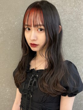 ロンド 表参道店(Lond) 【Lond表参道倉崎涼】韓国風くびれロングと前髪インナーカラー
