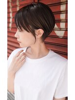 カライング(ing) 大人可愛い20代30代40代黒髪前下がりショートボブ丸みショート◎