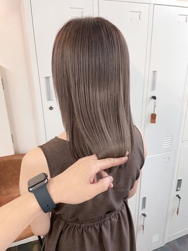 イコ 表参道原宿(ico) ミルクティーグレージュ × LAケラチントリートメント