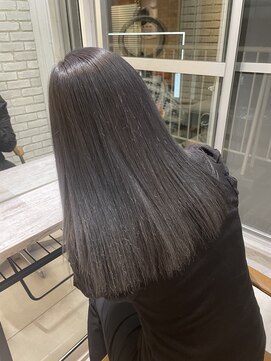 アジールヘア 池袋東口店(agir hair) ラベンダーグレー 寒色カラー 透明感 10代20代池袋池袋東口
