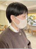 黒髪ショートベリーショートマッシュショートハンサムショート