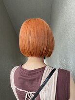 ブロッサム 東久留米店(Blossom) オレンジカラー/ブリーチカラー/ボブ/髪質改善トリートメント