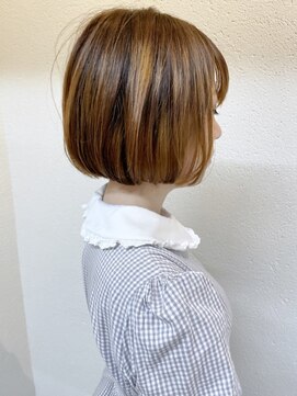 ニット 銀座(knit) 《knit銀座》大人可愛い20代30代40代ショートボブ丸み前下がり