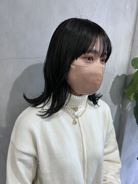 ティティ(TiTi) ブリーチなし！透明感抜群！ブルーグレーカラー[TiTi_福田りの]