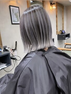 サニー 渋谷(SUNNY) バレイヤージュ、ハイライト、ショコラアッシュ、グレージュ