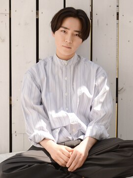 ロアー ヘアー リンク 葛西駅前店(RAWR hair link) 【RAWR】メンズ_ナチュラルセンターパート