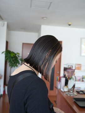 スタジオフィット(STUDIO FITTO) きりっぱなしBOB×フェイスフレーミングカラー