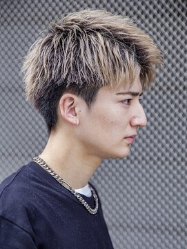 アイヴィ 表参道(IVY) 小久保style☆波巻きパーマ束感ツーブロックセンターパート