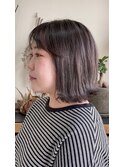 ブリーチ履歴を活かす、グレージュグラデーションカラー