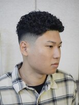 ダムディートウキョウヘアーラウンジ 上野店(DAMDEE TOKYO hair lounge) 宮城リョータ風パーマ【東京/上野/フェードパーマ】