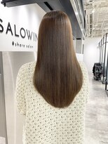 サロウィン 池袋(SALOWIN) 美髪縮毛矯正 × ブリーチなしミルクティー #099