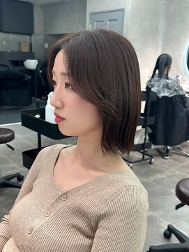 ジーニー 千葉(GENiE) 韓国ボブ/タッセルボブ/顔周り/外ハネボブ【白井愛海】