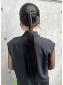 タイトポニーテール