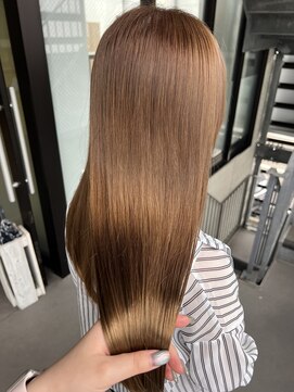 テラスヘア 長岡(TERRACEhair) 透明感ベージュ
