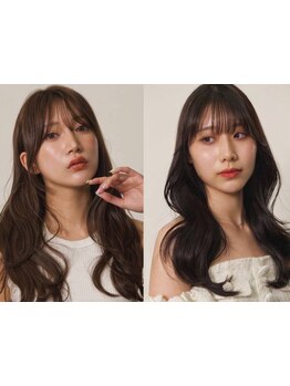 顔周りから全体のシルエットを計算し尽くした理想的なミディアム・ロングヘアをご提案します☆