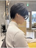 【RYOHEI】ショートヘア_ハンサムショート_切りっぱなし