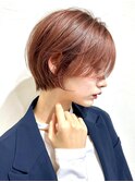 大人ショート　綺麗め丸みショート　熊本ショート　髪質改善　