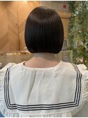 イメチェン外ハネボブ美髪×ブリーチなしレイヤー韓国[大宮］