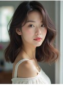 韓国くびれヘア_調布ワイドバング外ハネボブ美髪のススメ